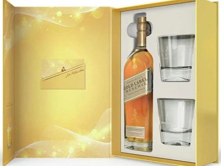 Johnnie Walker Gold Whisky Gift Set, 70 cl Online