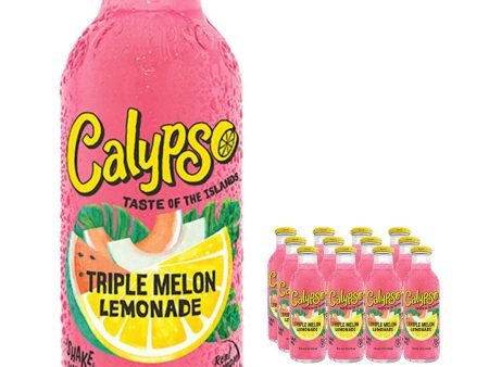 Calypso Triple Melon Lemonade Multipack, 12 x 591 ml Discount