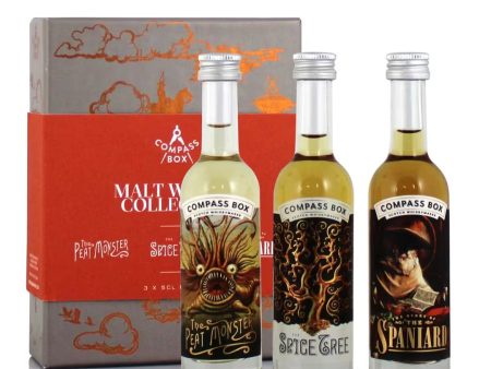 Compass Box Malt Whisky Collection, 3 x 5 cl Hot on Sale