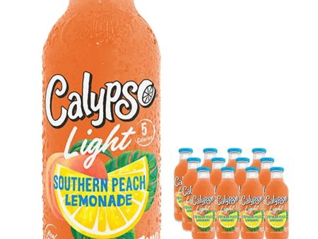 Calypso Paradise Southern Peach Lemonade Multipack, 12 x 591 ml Sale