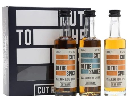 Cut Rum Miniature Gift Set, 3 x 5 cl Hot on Sale