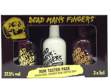 Dead Man s Fingers Rum Taster Pack (Spiced, Coconut, Coffee), 3 x 5 cl Hot on Sale