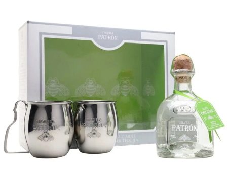 Patron Signature Steel Mule Mug Gift Set, 70 cl Fashion