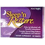 Natrol Sleep Sleep  n Restore 20 tablets Fashion