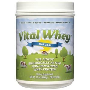 Well Wisdom Whey Vital Protein Powder, Natural - 21 ozs. Sale