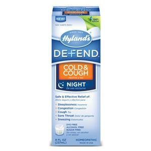 Hyland s Defend Cold n Cough Night - 8 ozs. Sale