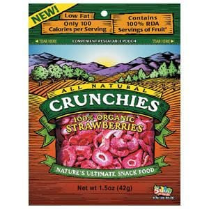 Crunchie s Strawberries, Freeze Dried, Organic - 1 oz. Hot on Sale