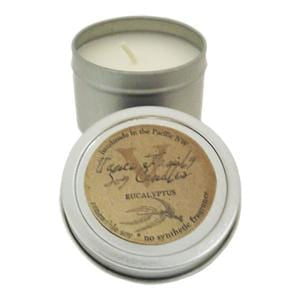 Vance Family Soy Candles Soy Candle, Eucalyptus, in Tin, Non-GMO - 24 x 2.75 ozs. Hot on Sale