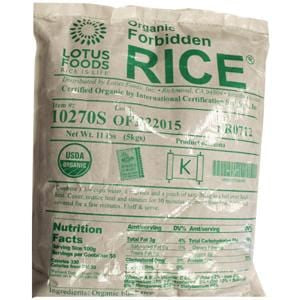 Lotus Foods Forbidden Rice, Organic - 11 lb Cheap