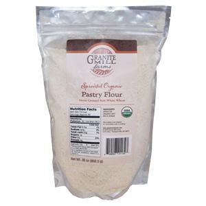 Granite Mill Farms Pastry Flour, Sprouted, Organic - 30 ozs. Supply