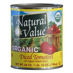 Natural Value Tomatoes, Diced, Organic - 28 ozs. Hot on Sale