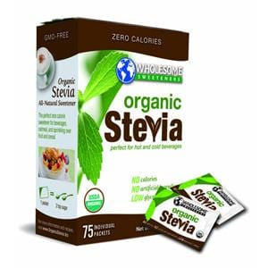 Wholesome Sweeteners Stevia Packets, Organic - 75 pks. Discount