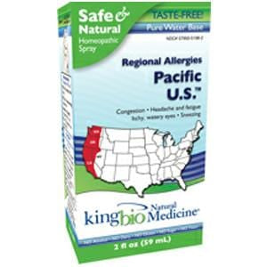 King Bio Regional Allergies: Pacific U.S. - 2 ozs. For Cheap