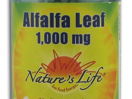 Nature s Life Alfalfa 1000mg - 500 tabs Supply