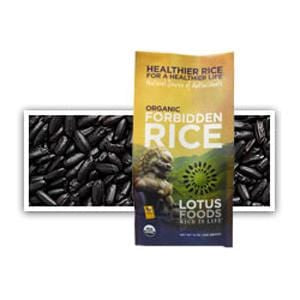 Lotus Foods Forbidden Rice, Organic - 6 x 15 oz Hot on Sale