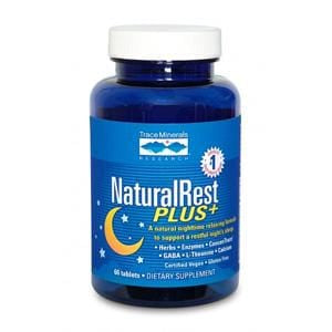 Trace Minerals Natural Rest Plus - 60 ct Fashion