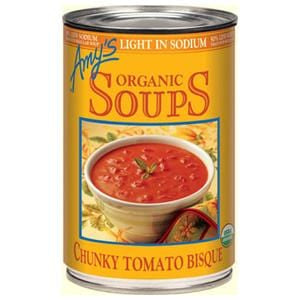 Amy s Chunky Tomato Bisque Soup, Light in Sodium, Organic - 14.5 ozs. Online now