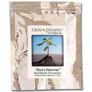 Raw Power Thor s Hammer Chlorella Spirulina Tablets - 1000 tablets Online