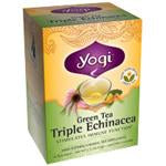 Yogi Tea Green Tea (contains caffeine) Triple Echinacea 16 ct For Discount