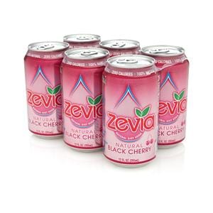 Zevia LLC Black Cherry Diet Soda - 6 x 12 ozs. on Sale