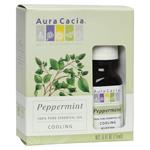 Aura Cacia Peppermint Natural (in ) 0.5 fl oz For Sale