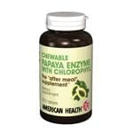 American Health Chewable Papaya Enzyme with Chlorophyll 250 tabs For Cheap